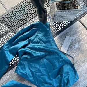 Satin Asymmetrical Dress 🤍